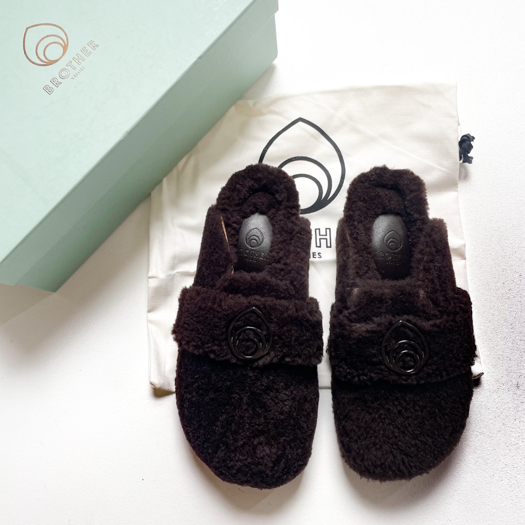 Brother Vellies Teddy Greg In Espresso Brown Size 7 New In Box — image 3 of 8